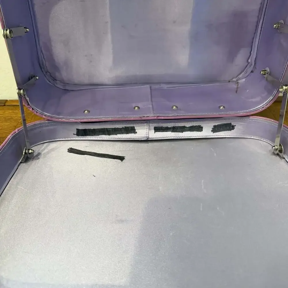 Vintage Bratz Envogue Glitter Roller Luggage Suitcase